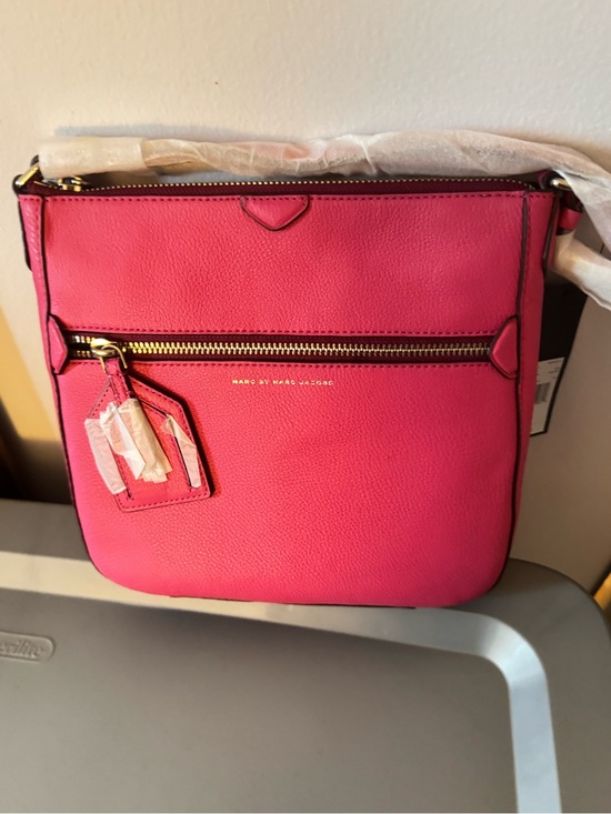 Marc By Marc Jacobs Handbags - MARC BY MARC JACOBS Globetrotter Kit Calley Leather Begonia Crossbody Bag  NWT